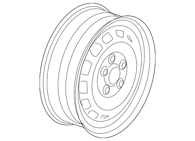 Spare Wheel 3B7-601-027-A-03C - View 14