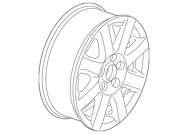 Wheel, Alloy 3C0-601-025-F-8Z8 - View 3