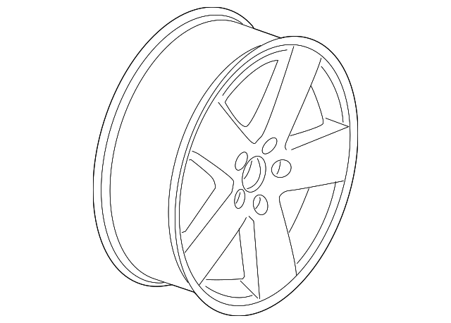 Wheel, Alloy 3C0-601-025-E-88Z - View 3