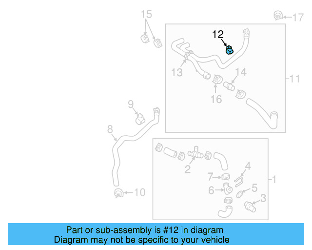 Hose Assembly Holder 3C0-121-093-D - View 10