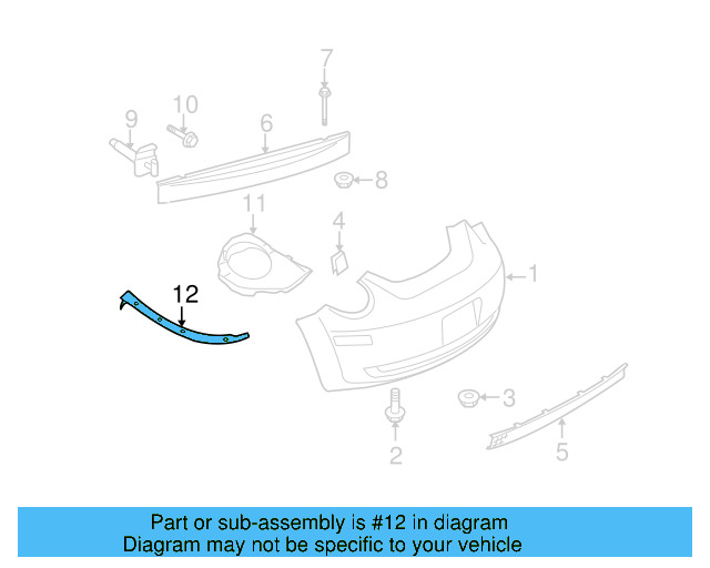 Bumper Protection Pad 1C0-807-637-B - View 8