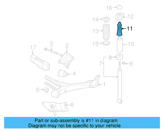 Shock Cap 6Q0-513-269-L - View 27