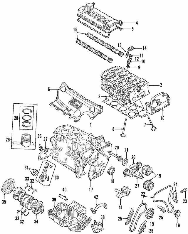 Engine Timing Chain 03H-109-503-B