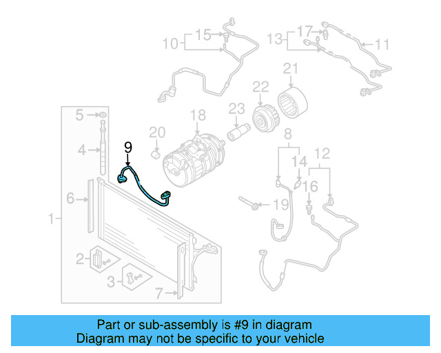 Suction Hose 7L6-820-744-BG - View 7