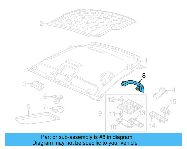 Grip Handle 5C6-857-607-B-82V - View 18