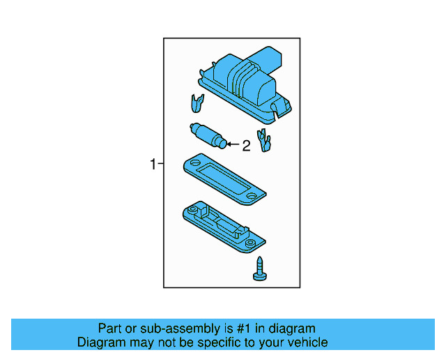 License Lamp 1J6-943-021-B - View 14