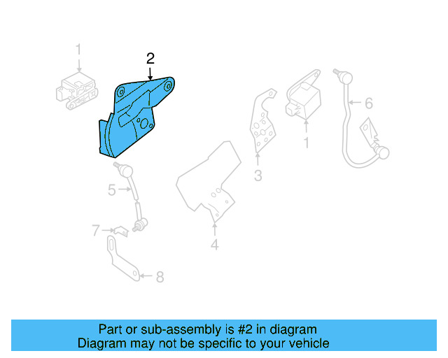 Front Bracket 1J0-941-291-A - View 6