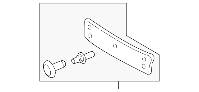 License Bracket 7P6-807-287-G - View 8