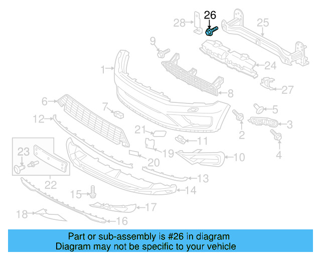 Impact Bar Bolt N-911-038-02 - View 15