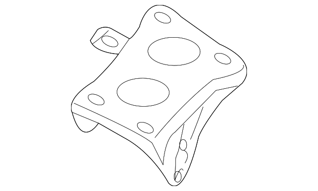 Axle Beam Bracket 1J0-501-546-C - View 3