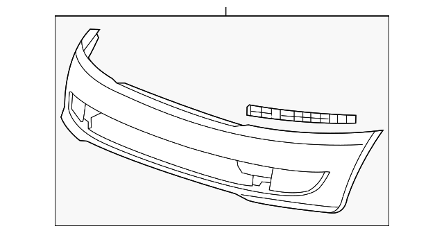 Bumper Cover (Unpainted) 561807217bgru