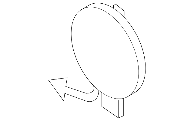 Tow Eye Cap (Unpainted) 561807241gru