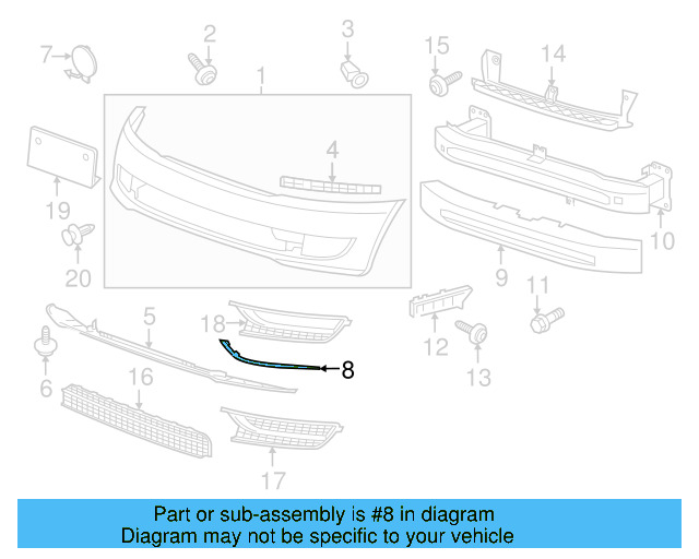 Molding 561-853-101-2ZZ - View 4