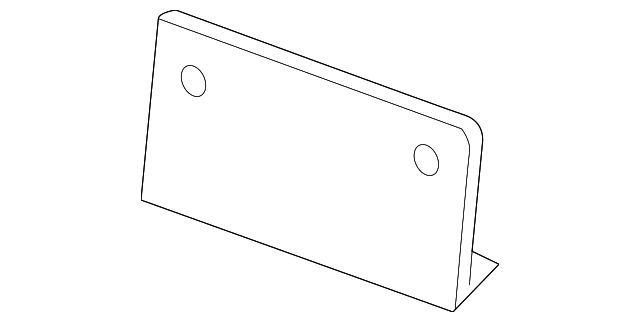 License Bracket 561-807-287-9B9 - View 6