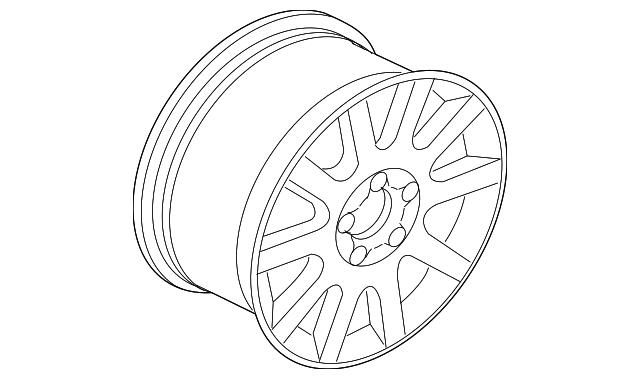 Wheel, Alloy 1J0-601-025-AD-091 - View 15