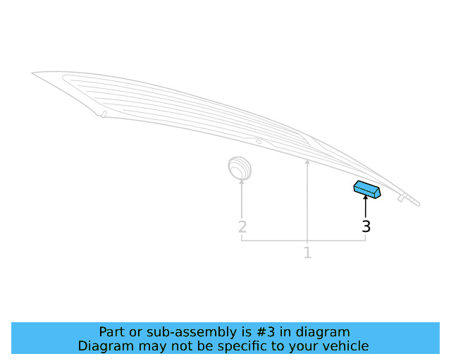 Lift Gate Glass Spacer 6R6-845-237 - View 11