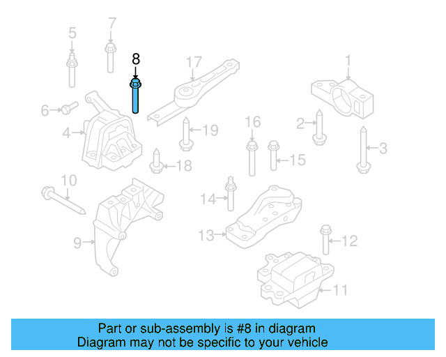 Gear Assembly Mount Bolt N-105-524-02 - View 31