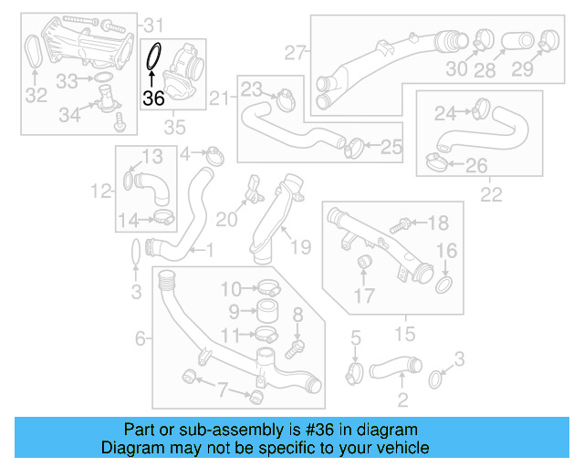 Throttle Valve Seal 059-145-865 - View 11