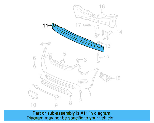 Impact Bar 1C0-805-551-S - View 12
