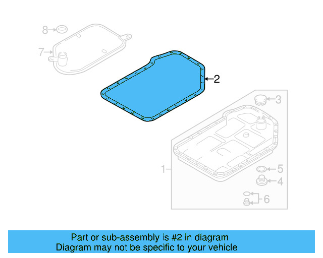 Pan Gasket 01V-321-371 - View 9