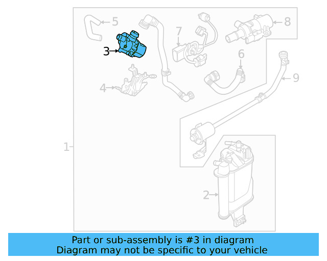 Evaporative Emissions System Leak Detection Pump 7L0-906-243-A - View 14
