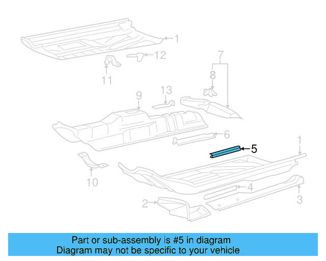 Seat Track 443-803-253 - View 6