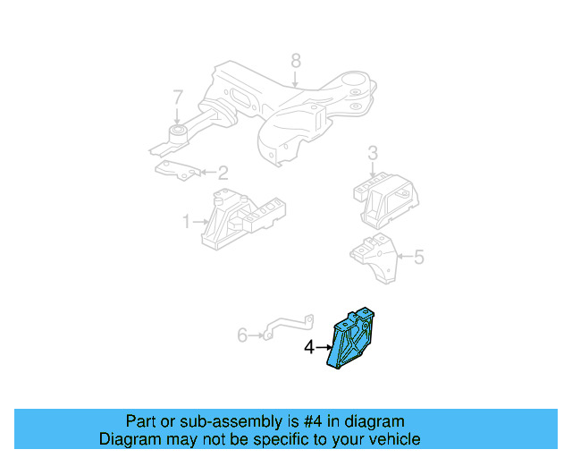 Trans Mount Bracket 1K0-199-117-CK - View 11