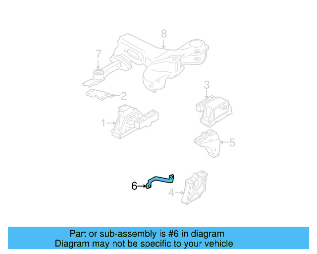 Rear Support Support Bracket 1K0-199-359-E - View 20