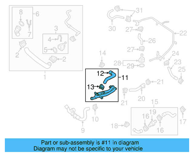 Water Hose Assembly Upper Seal N-907-653-01 - View 55