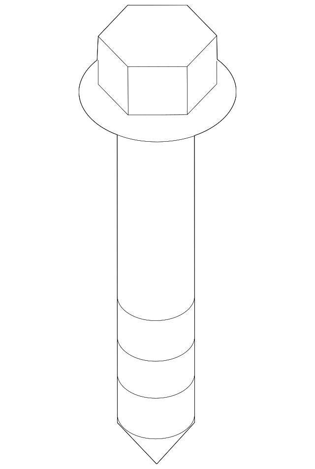 Trans Mount Bracket Mount Bolt N-107-069-01 - View 3