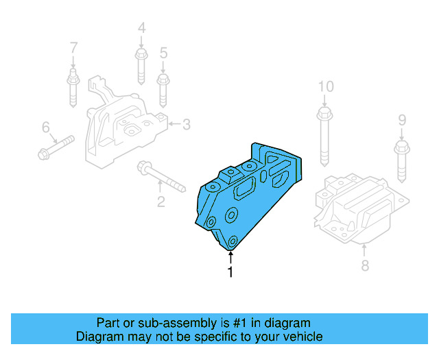 Engine Mount Bracket 022-199-354-T - View 8