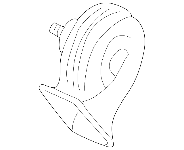 Low Note Horn 8W0-951-221 - View 8