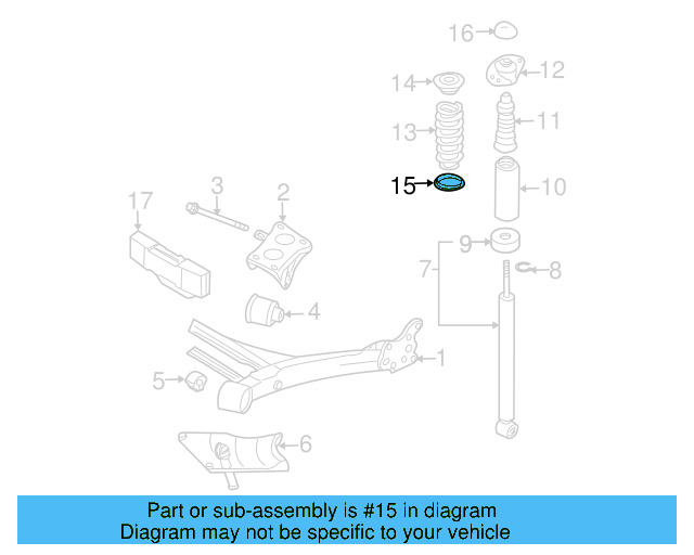 Spring Seat 1J0-512-109 - View 22