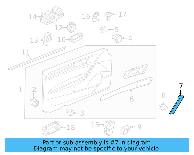 Handle Cover 5G0-868-040-A-ZE4 - View 8