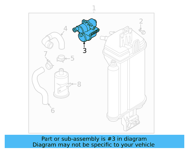 Evaporative Emissions System Leak Detection Pump 7L0-906-243-A - View 15