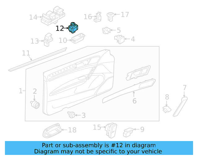 Mirror Switch 5G0-959-565-AC-ICX - View 21