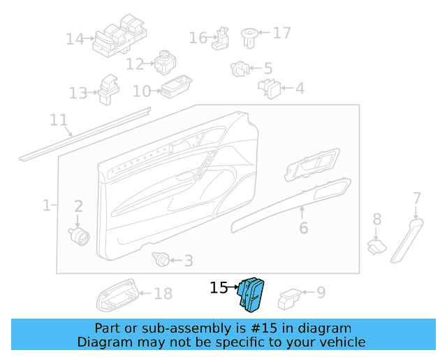 Lock Switch 5G0-962-126-A-WHS - View 15