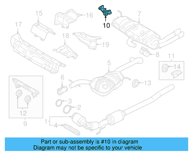 Rear Bracket 1K0-253-144-AH - View 8