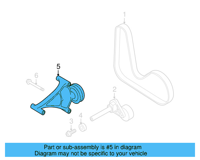 Serpentine Idler Pulley 06J-145-172 - View 5