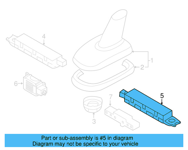 Antenna Booster 5K0-035-552-G - View 6