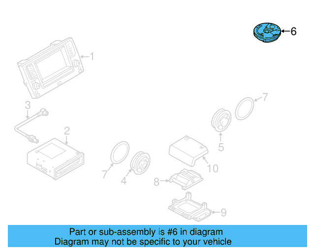 Speaker 5G0-035-453-G - View 10
