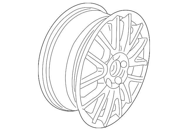 Wheel, Alloy 3C0-601-025-AF-8Z8