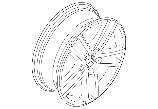 Wheel, Alloy 3C0-601-025-R-88Z - View 7