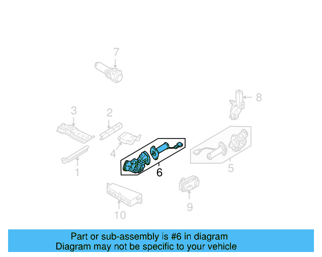Motor & Gear 3B0-959-762-AF - View 7