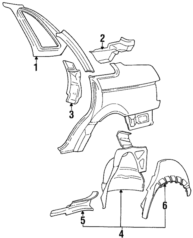Outer Wheelhouse 357-803-423-B