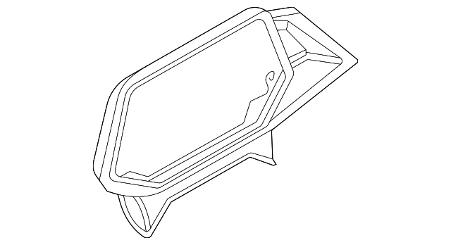 Cluster Bezel 1EA-953-580-ASS - View 2