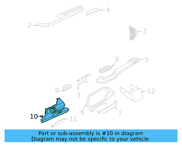 Lower Panel 11B-858-365-B-4PK - View 5