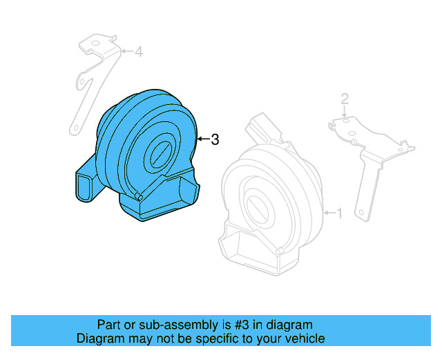 High Note Horn 3AA-951-223-B - View 4