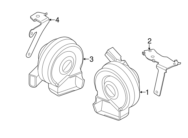 High Note Horn Mount Bracket 3AA-951-182 - View 3