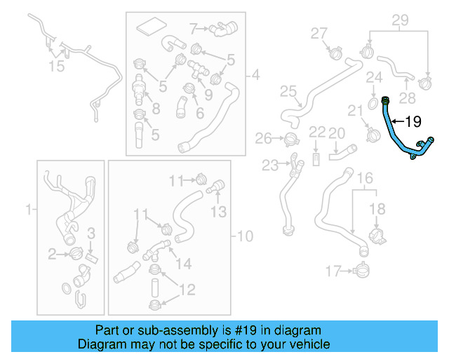 Hose Assembly 1K0-122-073-FF - View 12